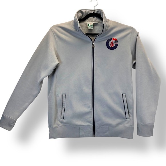 Volcom V Line Science Full Zip Track Jacket Men's Extra Large Gray - Picture 1 of 5